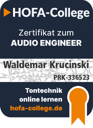 HOFA Zertifikat Audio Engineer
