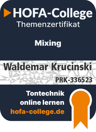 HOFA Zertifikat Mixing