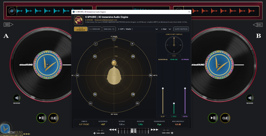 3D Immersive Audio Engine