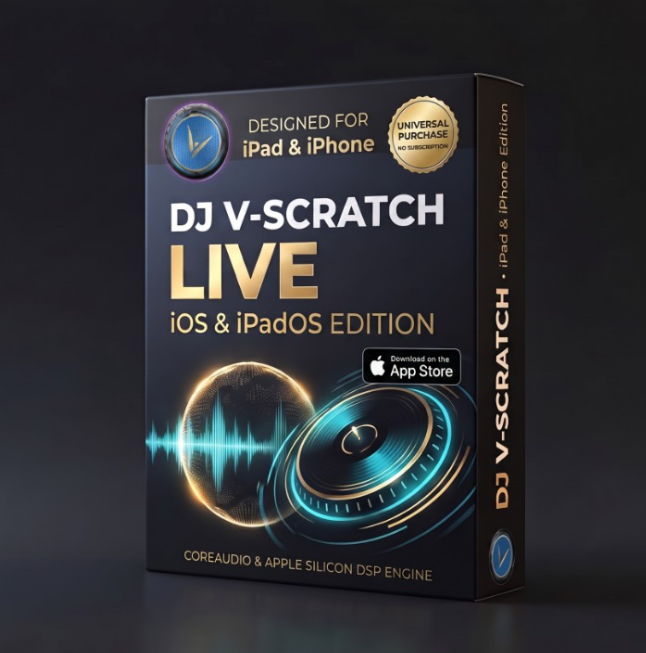 DJ V-SCRATCH LIVE iOS Box